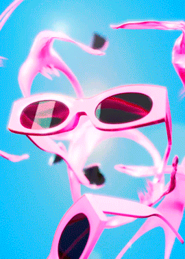 Painting of a fish in a pond